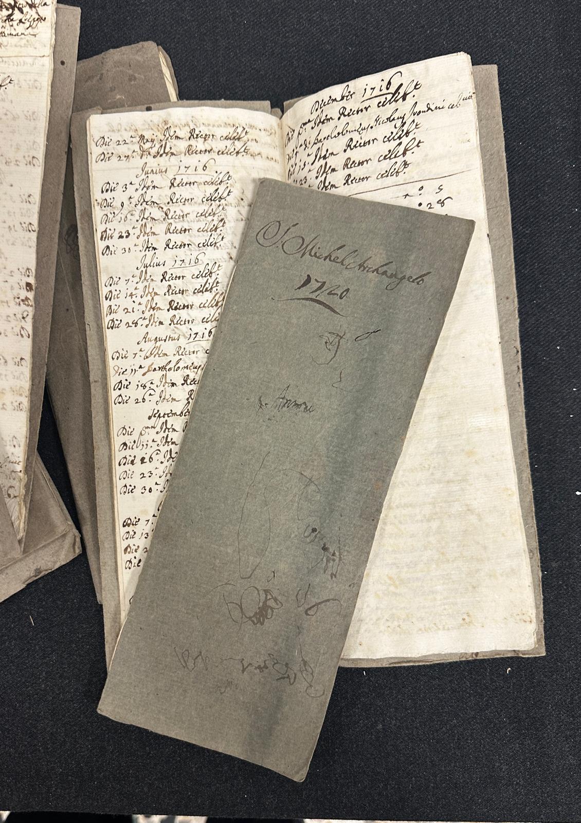 Dettaglio : taccuino S. Michele Arcangelo