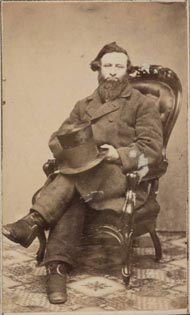John B. Roberts mourning Lincoln?, 1865. Collection George Eastman House, Rochester