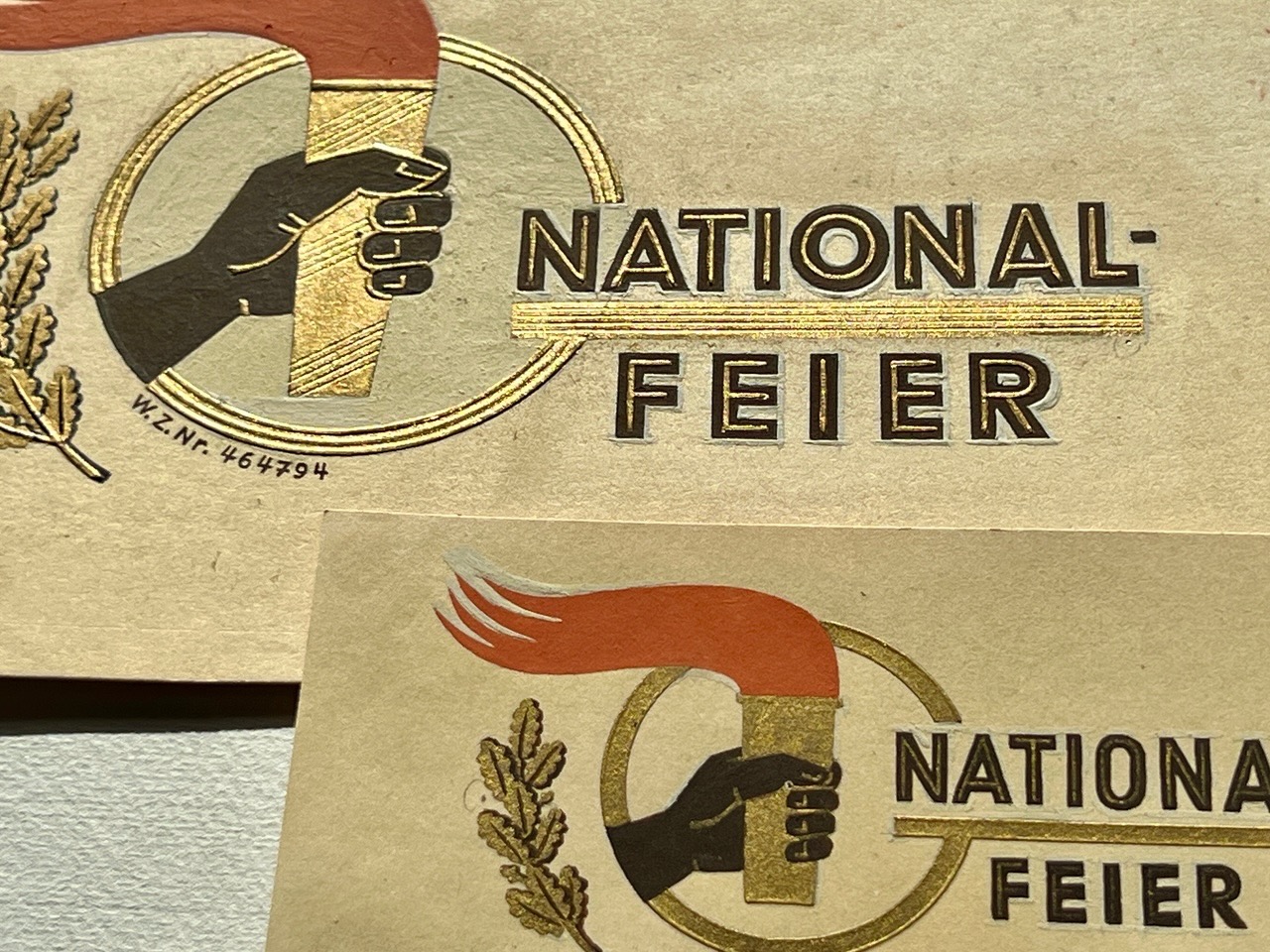 Etichetta litografica — National-Feier