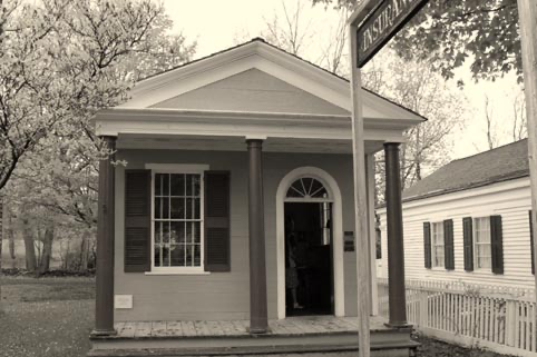 DeLancey Stow Insurance Office — built 1825 by William Stow for his legal practice and insurance business in the thriving canal town of Clyde, NY