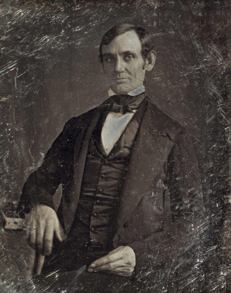 Abraham Lincoln elected Representative, daguerreotype, 1846 (O-1) — by Nicholas H. Shepherd