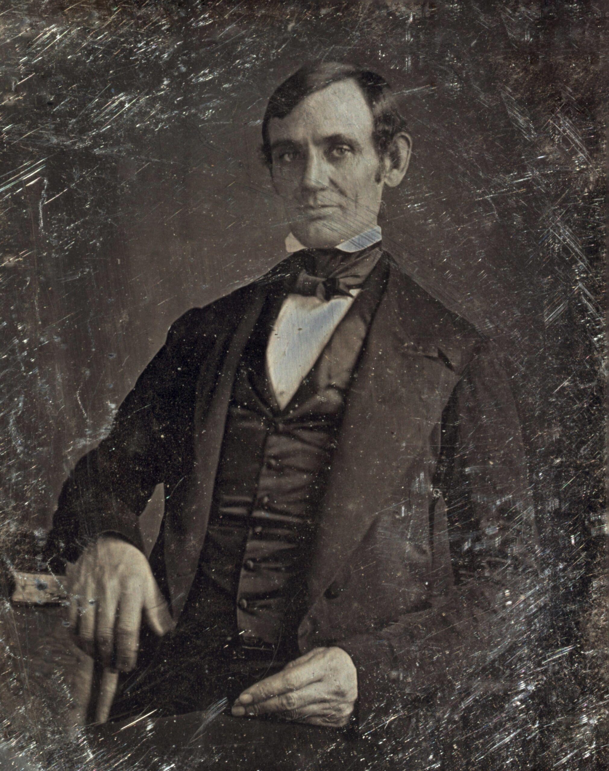 Abraham Lincoln elected Representative, daguerreotype, 1846 (O-1) — by Nicholas H. Shepherd