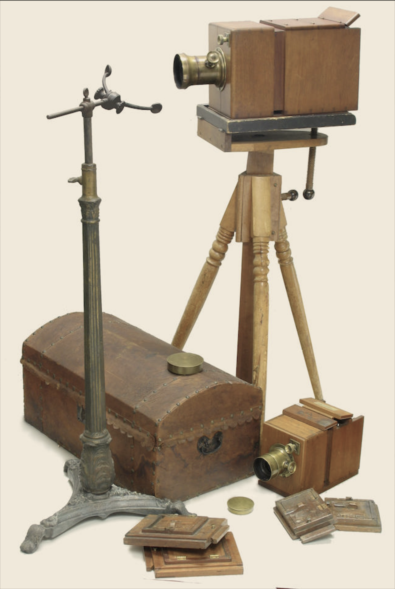 American Daguerreotypist equipment, late 1850s