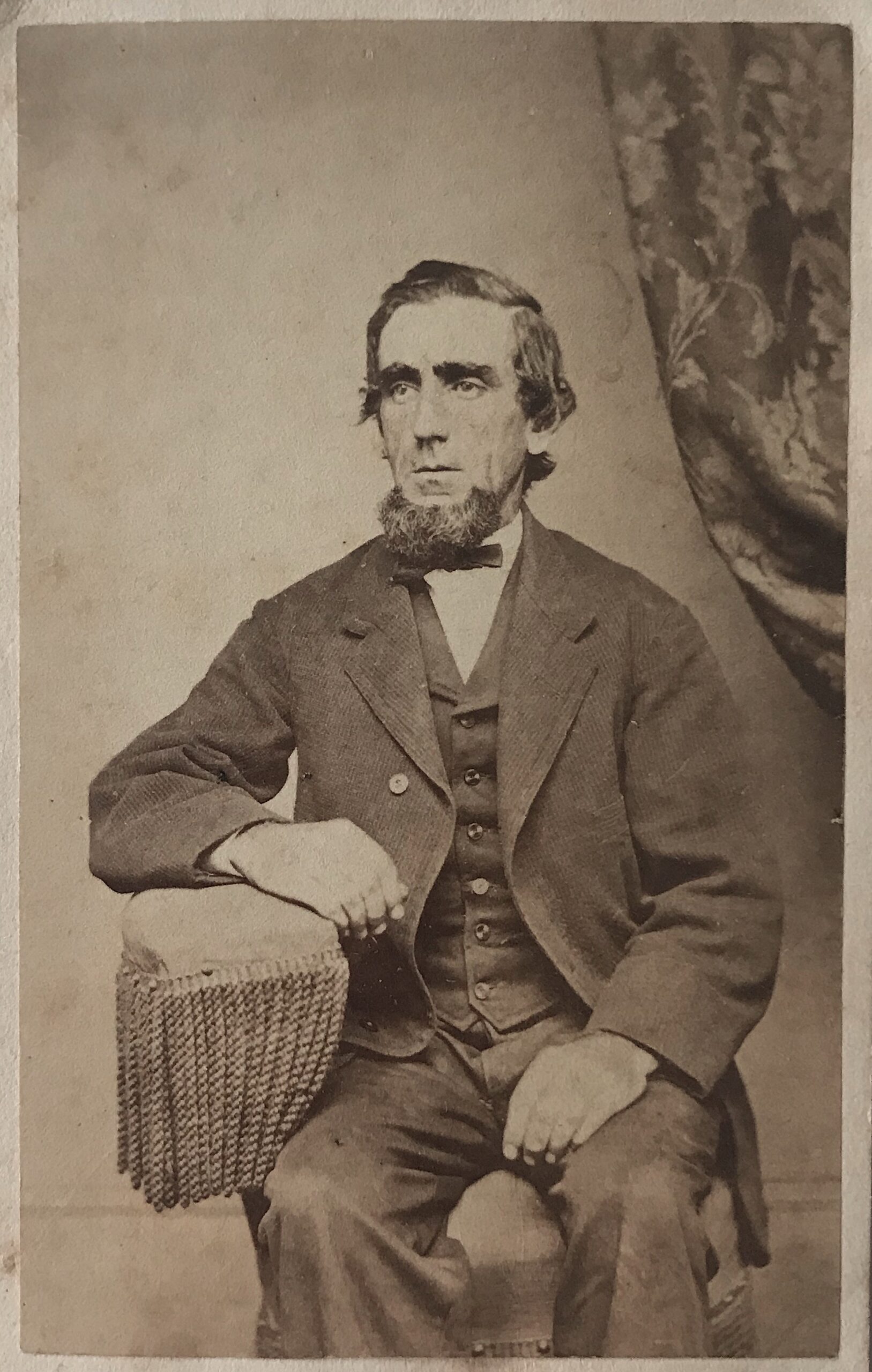 Lincoln look-alike, no name, no place, circa 1865