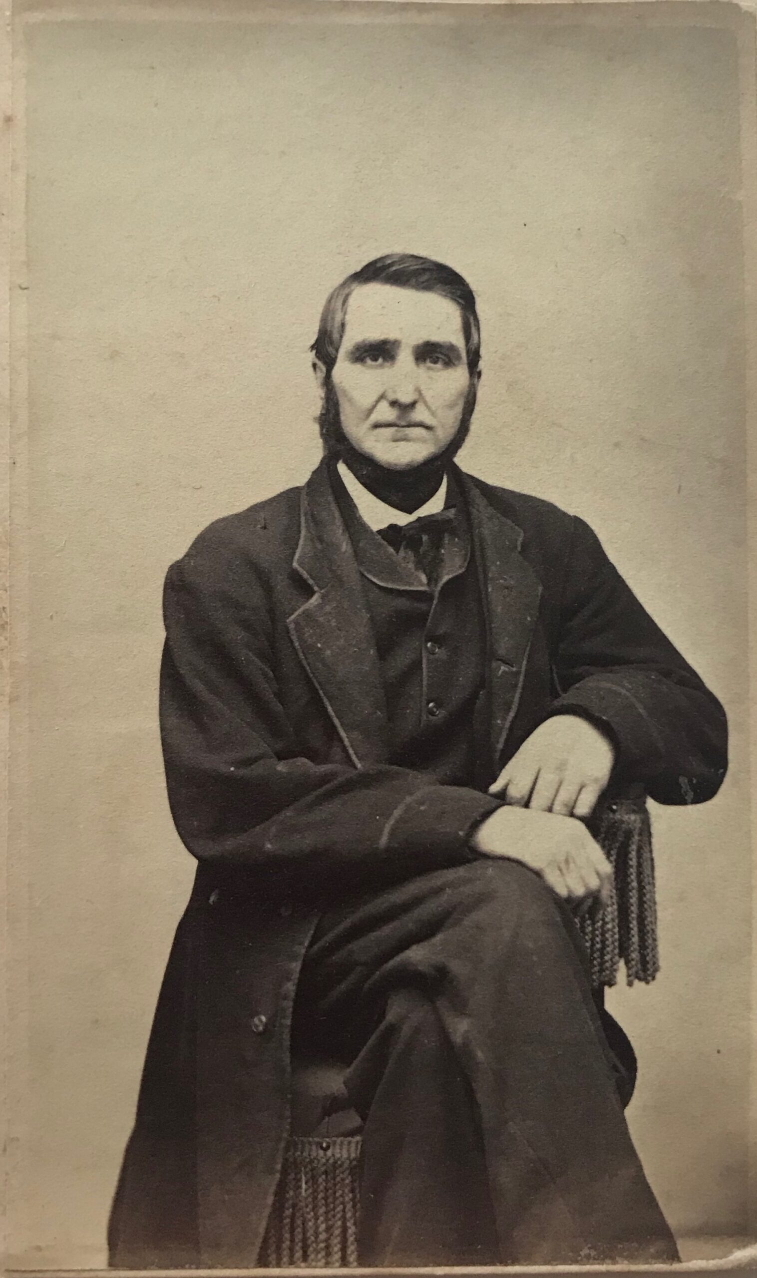 Lincoln look-alike, Frank Russell, Lawrence, Mass., circa 1868 (self-portrait)