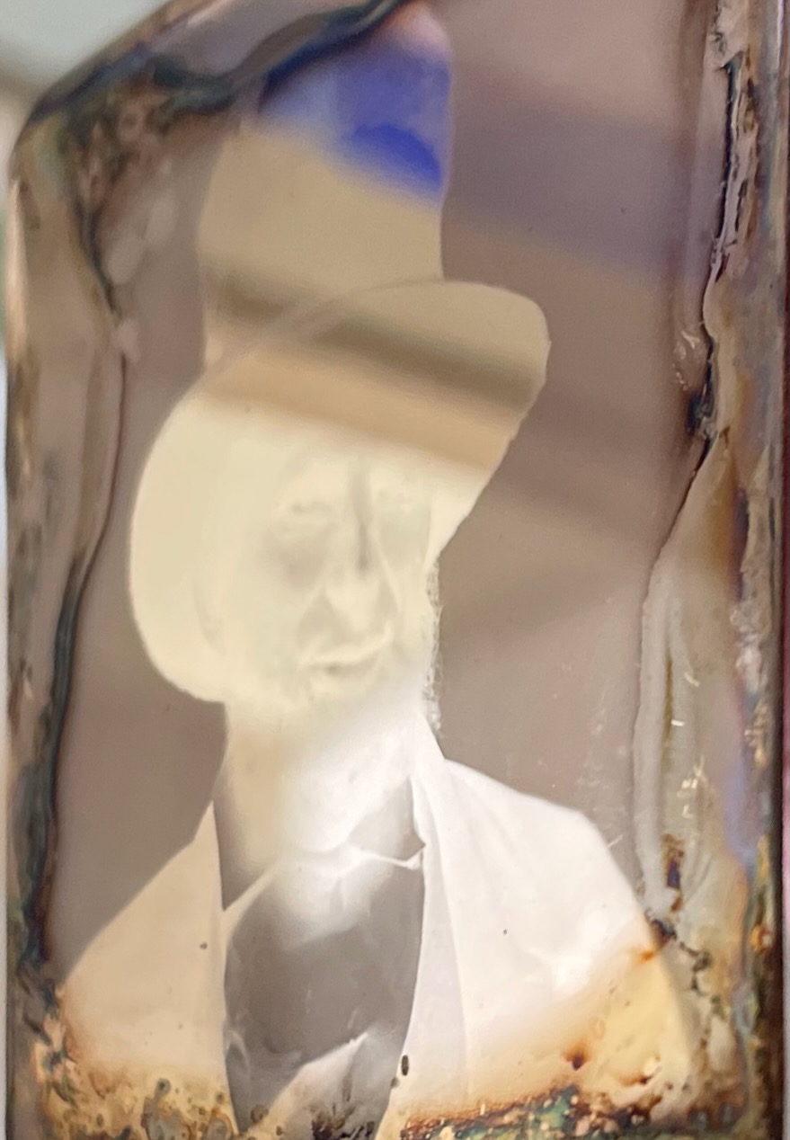 Tilted perspective — Lincoln photographed at an unusual angle