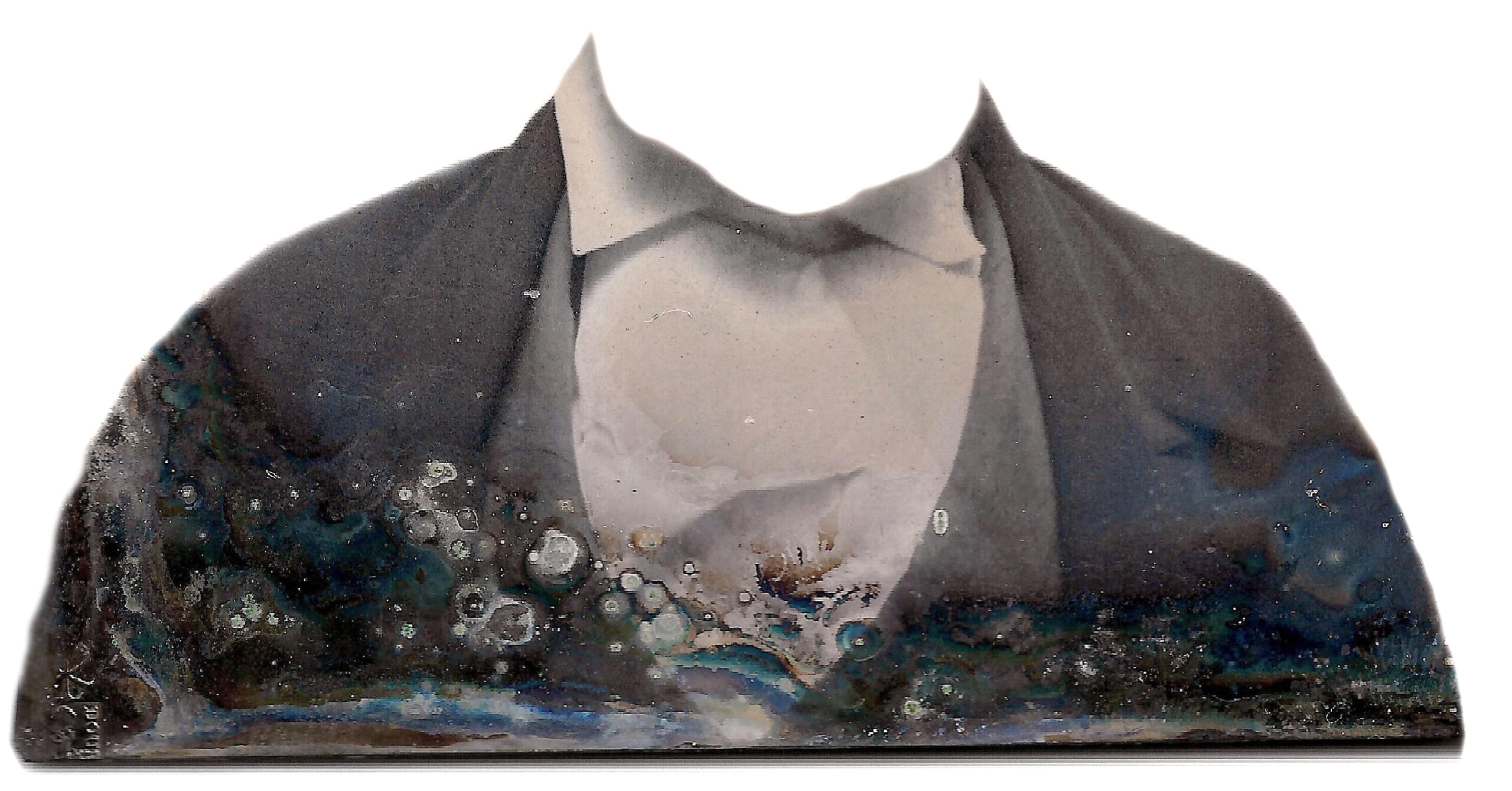 The over-coat, showing outdated collar shape