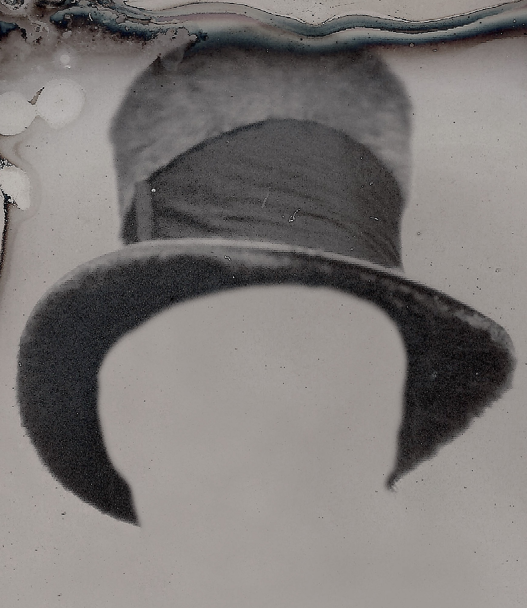 Lincoln's last top hat on display at the Smithsonian, 2018 — the beaver stovepipe
