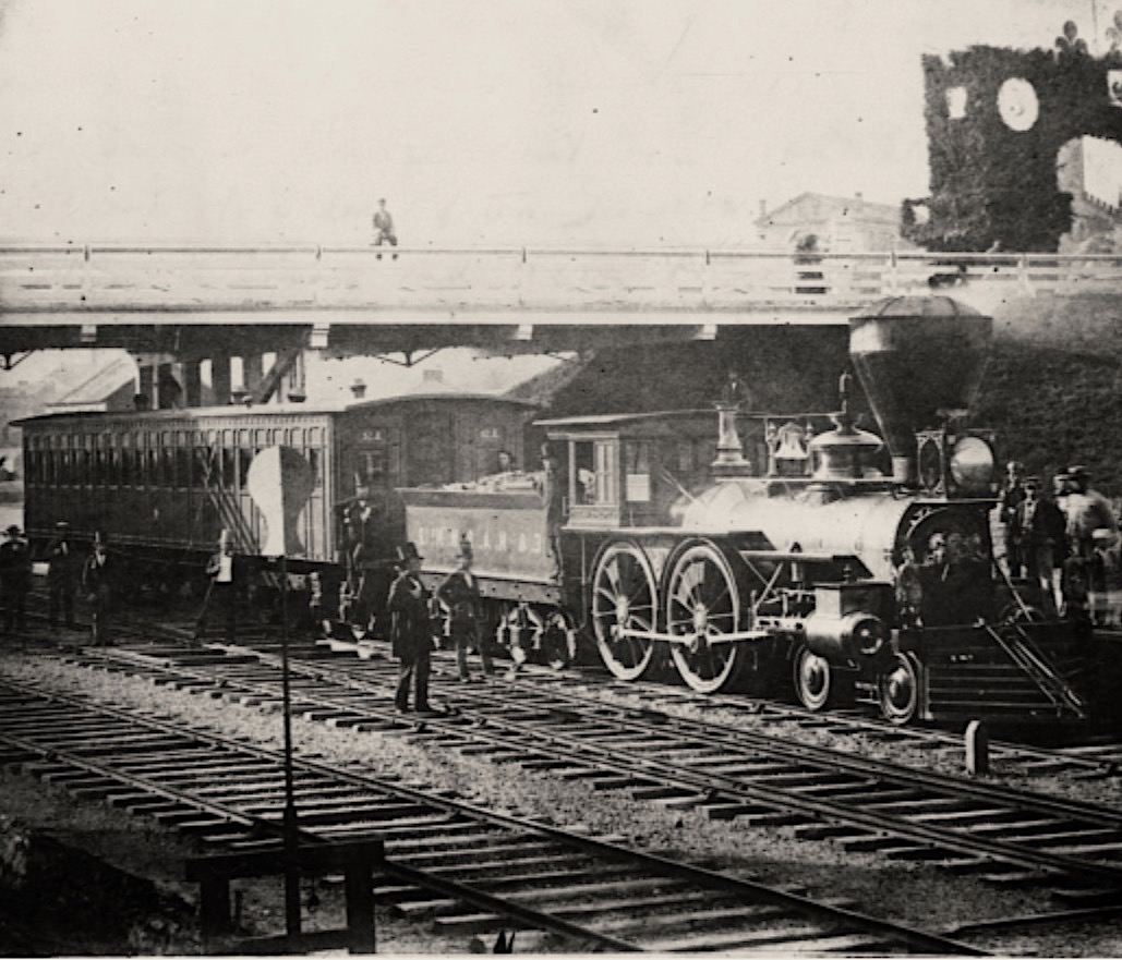Train Conveying the Prince of Wales in upper Canada, Summer/Fall 1860. Provincial Archives of New Brunswick