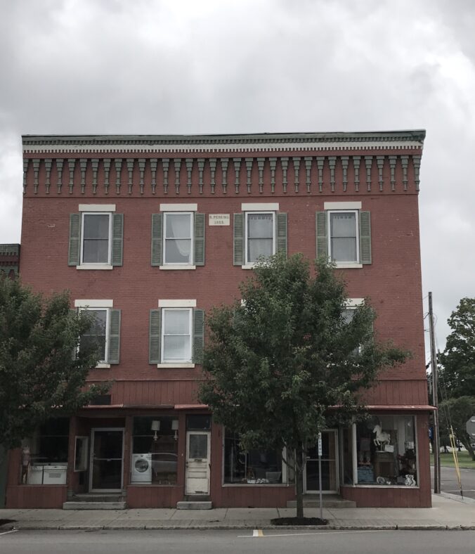 A visit to Perkins Block, Clyde, Wayne Co., July 2017