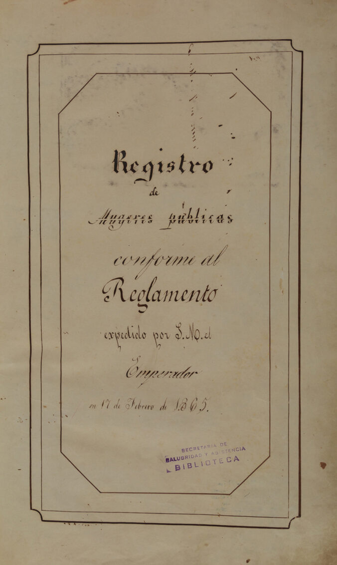 Registro di Mujeres Publicas, 1865, CISP