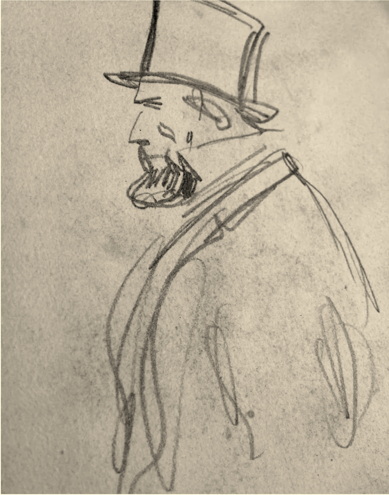 Thomas Nast, L'arrivo di Lincoln a New York (secondo disegno)
