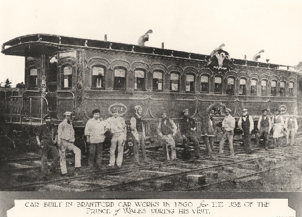 Il prototipo dell'auto, riverniciato in arancione per Lincoln. Dicembre 1860