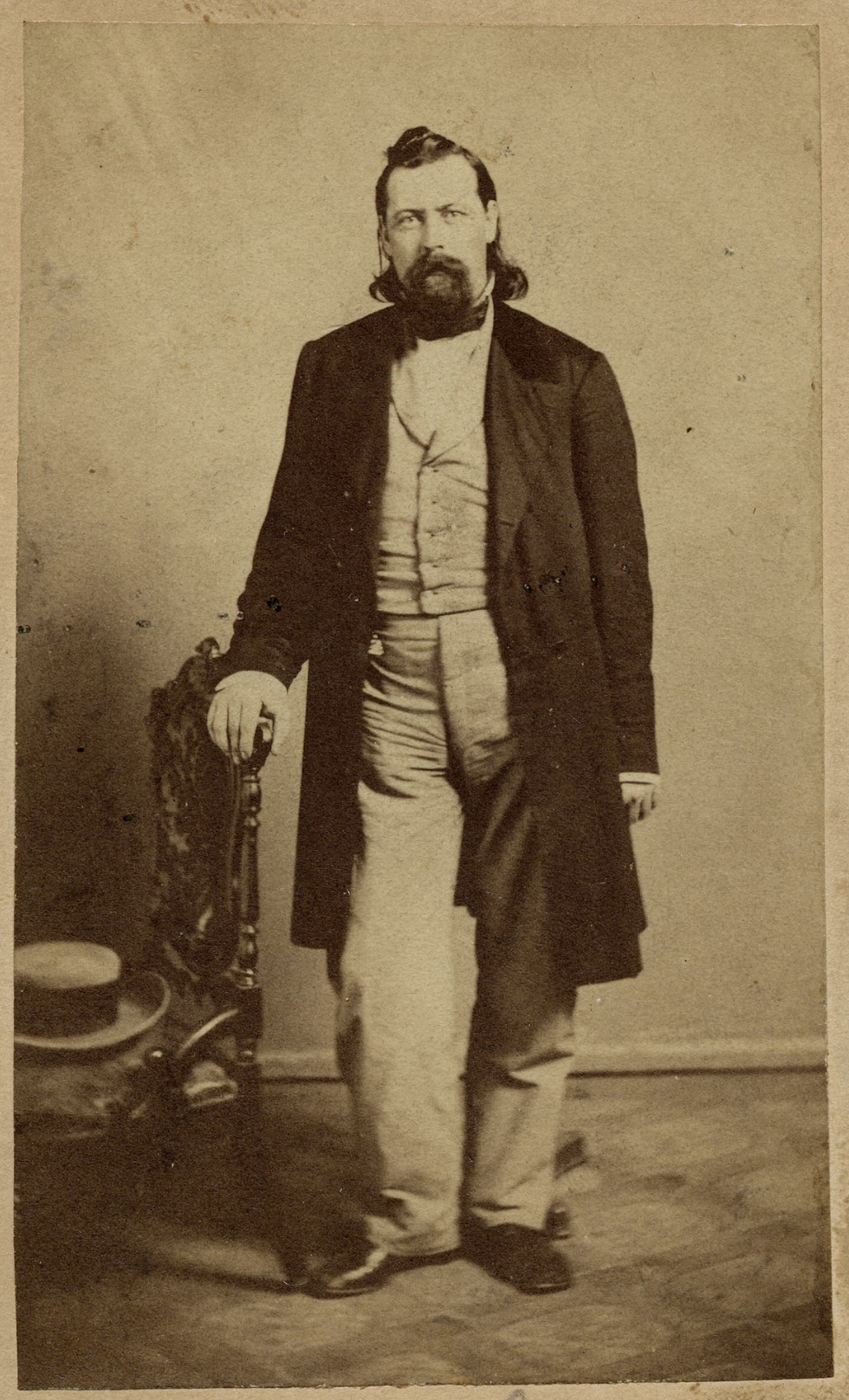 Ward Hill Lamon, fotografia su carta albumina in formato carte-de-visite, 1861 circa