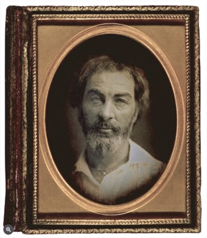 Walt Whitman, dagherrotipo, 1853 circa, collezione della New York Public Library